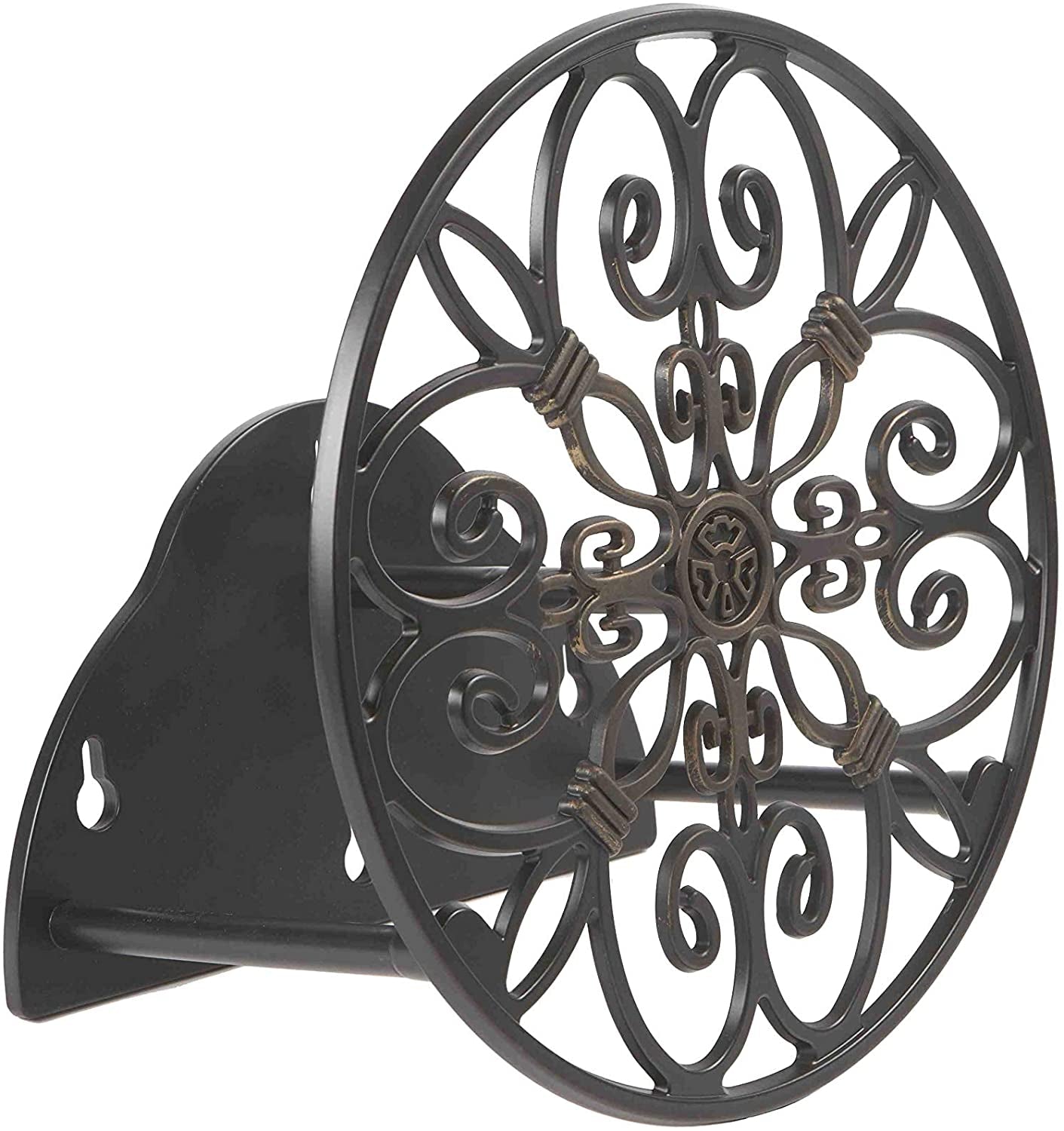 Products 670 Wall Mounted Decorative Hose Butler, Holds 125-Feet of , Black