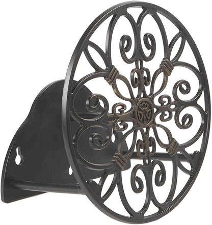 Products 670 Wall Mounted Decorative Hose Butler, Holds 125-Feet of , Black