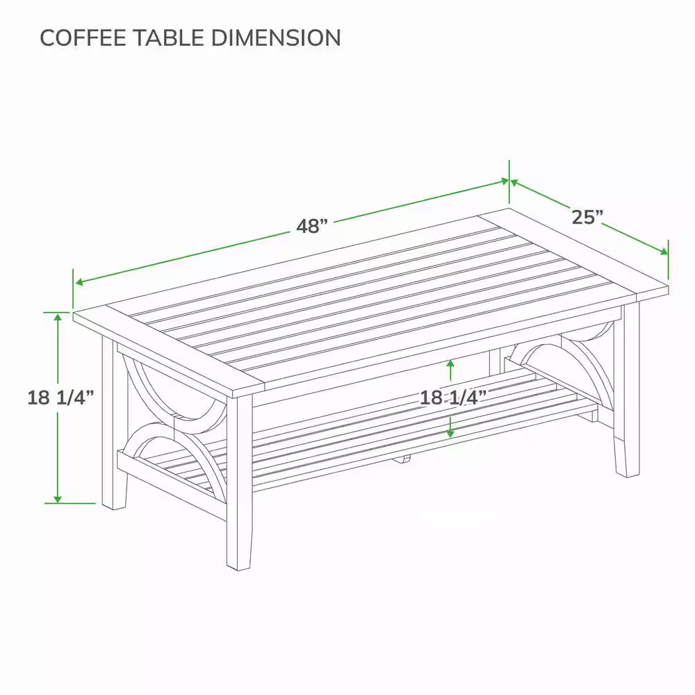 Kinsley 5-Piece Premium Indonesia Teak Wood Patio Conversation Set with Beige Cushion