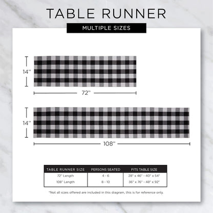 Dobby Stripe Woven Table Runner, 13X72 (13X77.5, Fringe Included), Black