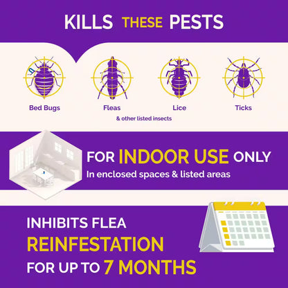 2 Oz. Bed Bug and Flea Killer Fogger (3-Count)
