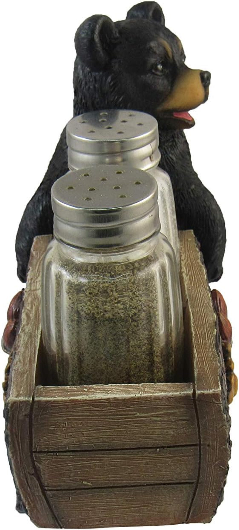 Animal Holder with Salt and Pepper Shaker Set (3 Piece) | Kitchen Décor and Accessories | Salt and Pepper Shakers | Home Décor | Home Decorations… (Bear)