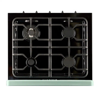 Classic Retro 30 In. 3.9 Cu. Ft. Retro Gas Range with Convection Oven in Summer Mint Green