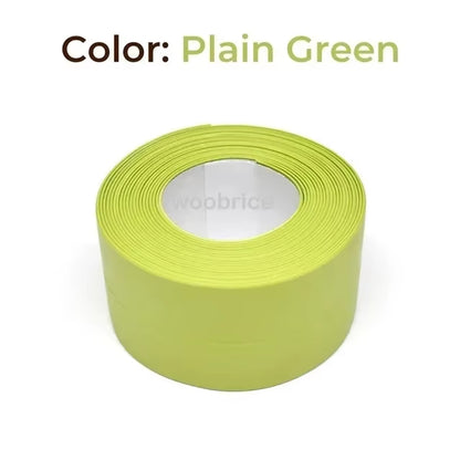1 Roll PVC Sealing Strip Tape for Bathroom Bath Toilet Kitchen Caulk Tape Self Adhesive Waterproof Wall Sticker Mold Proof Tapes